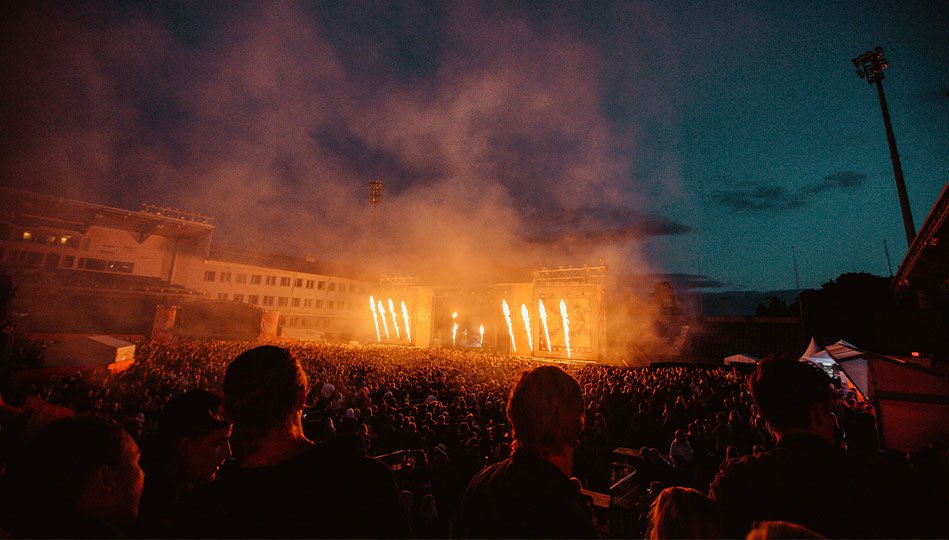 Festivalområdet på NP# arena 2019