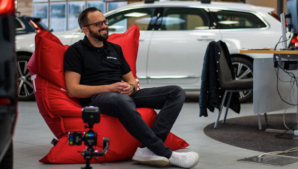 Andreas Höjer, platschef för Bilbolagets båda anläggningar i Uppsala.