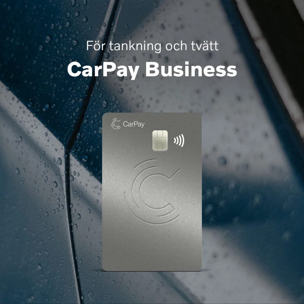 CarPay Business, kort för takning och tvätt