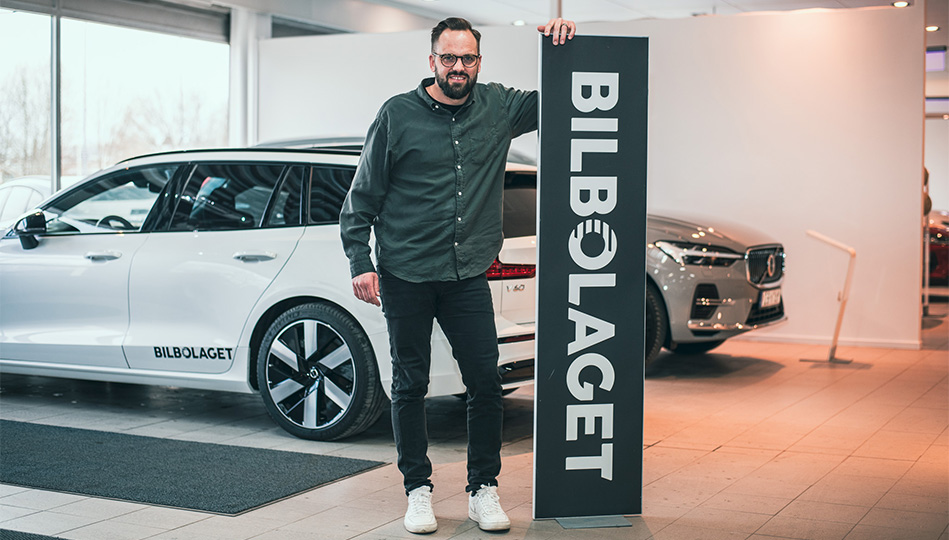 Andreas Höjer, regionchef på Bilbolaget i Uppsala