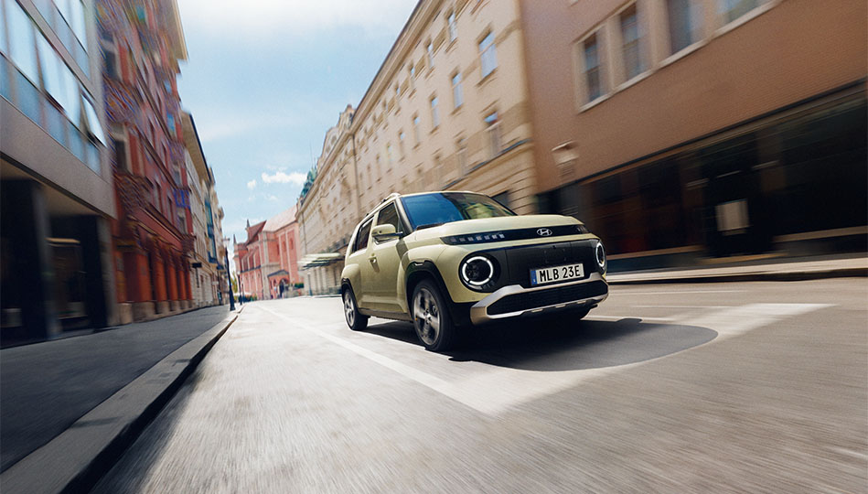 Hyundai Inster, en elbil vars räckvidd har testats enligt WLTP